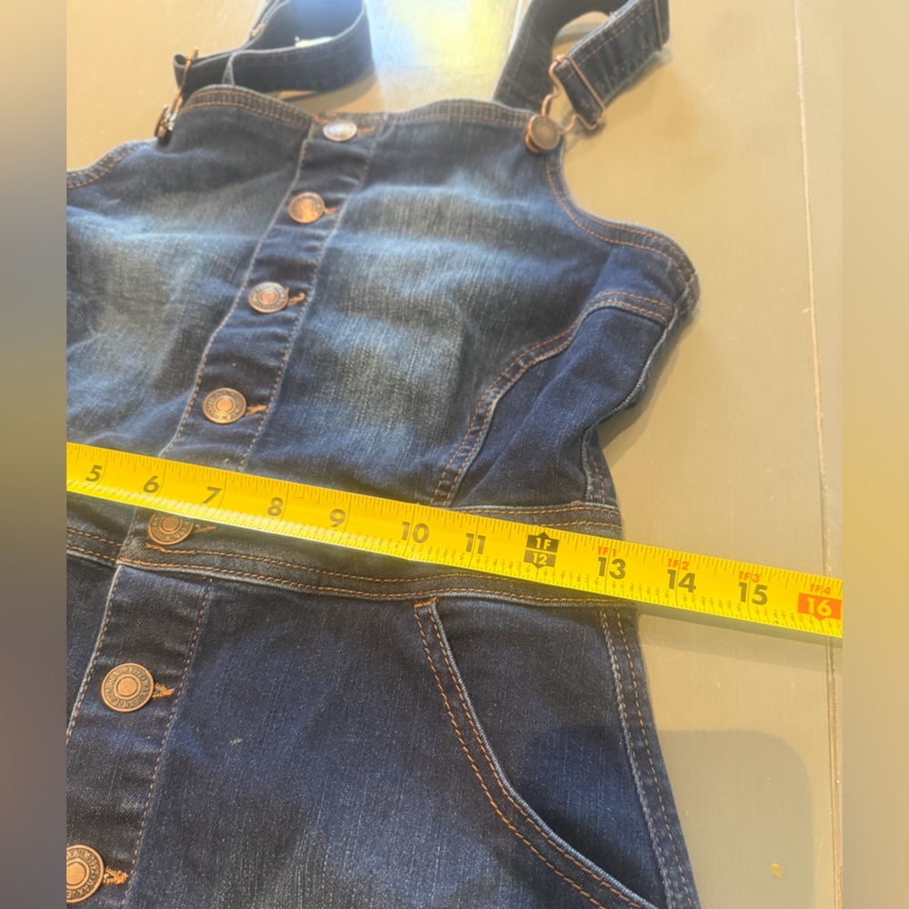 Wax Jean Mini Basic Denim Button Front Dress Sz S… - image 5